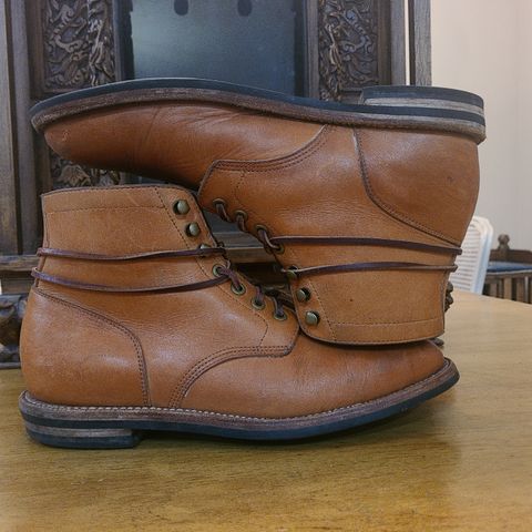 View photo of Grant Stone Diesel Boot in Horween Tan Essex