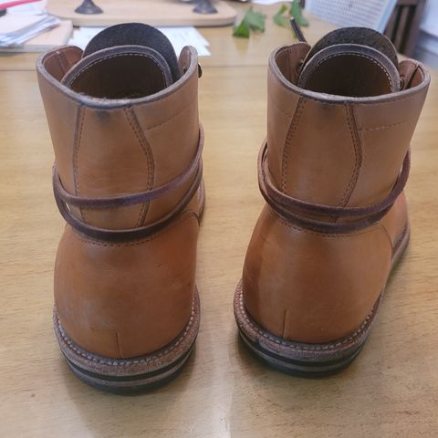 View photo of Grant Stone Diesel Boot in Horween Tan Essex