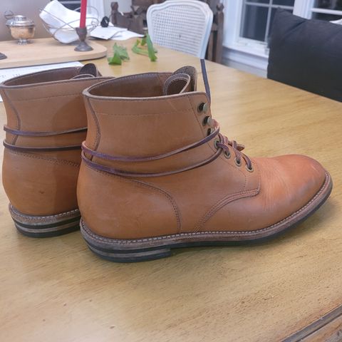 View photo of Grant Stone Diesel Boot in Horween Tan Essex