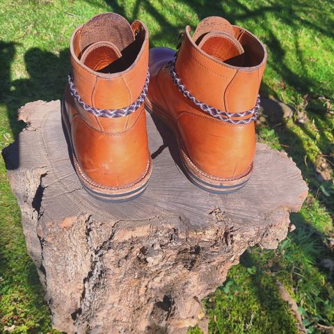 View photo of Grant Stone Diesel Boot in Horween Tan Essex