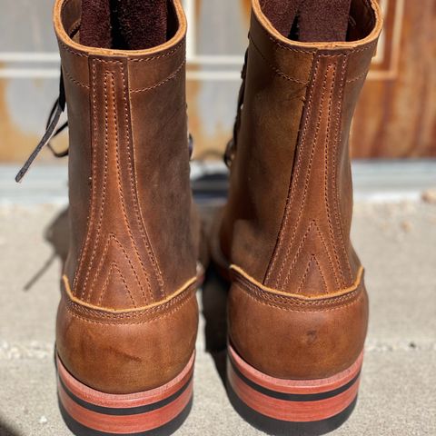 Nicks Officer in Horween Orange Predator