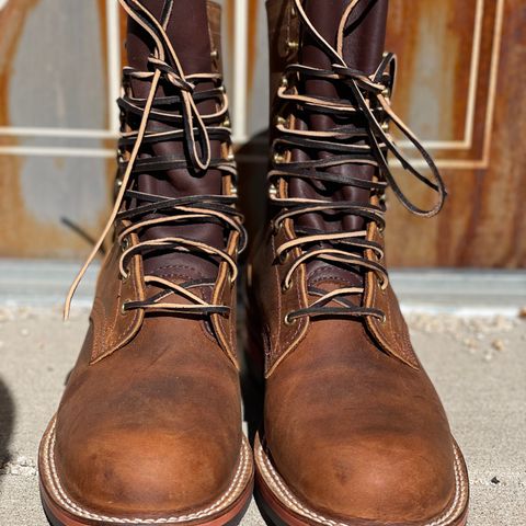 Nicks Officer in Horween Orange Predator