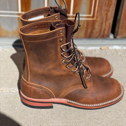 Nicks Officer in Horween Orange Predator