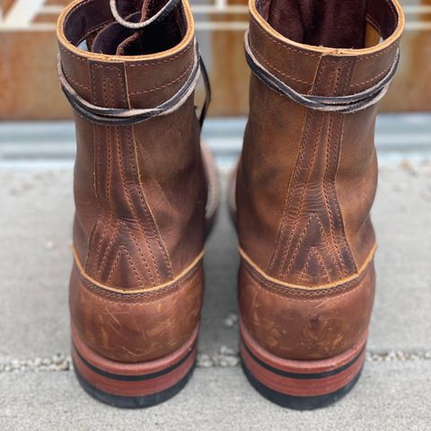 Nicks Officer in Horween Orange Predator