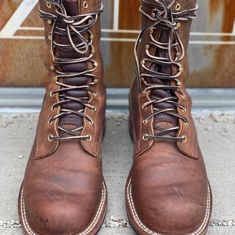 Nicks Officer in Horween Orange Predator