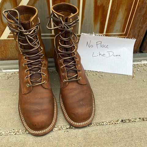 Nicks Officer in Horween Orange Predator