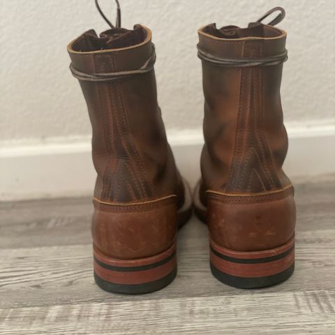 Nicks Officer in Horween Orange Predator