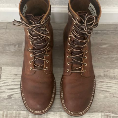Nicks Officer in Horween Orange Predator