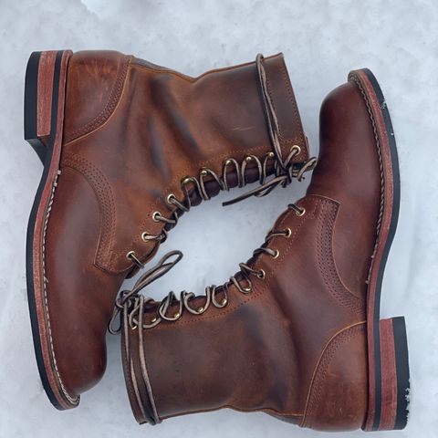 Nicks Officer in Horween Orange Predator