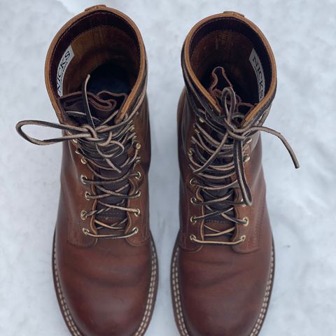 Nicks Officer in Horween Orange Predator