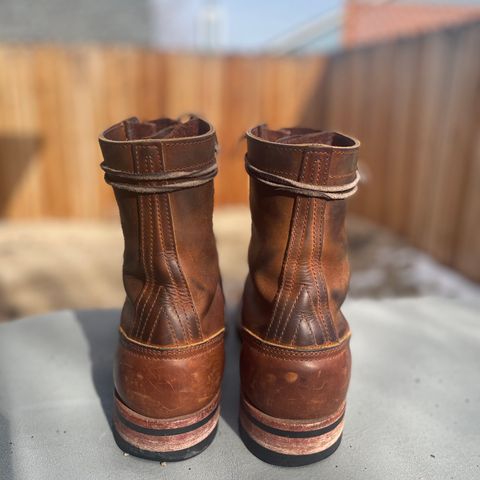 Nicks Officer in Horween Orange Predator