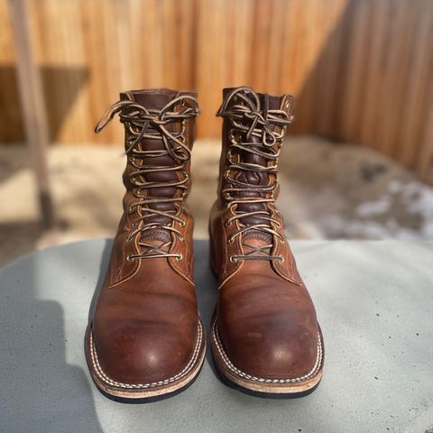 Nicks Officer in Horween Orange Predator