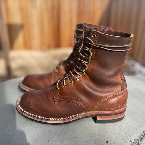 Nicks Officer in Horween Orange Predator
