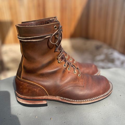 Nicks Officer in Horween Orange Predator
