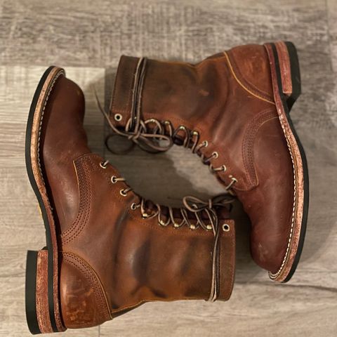 Nicks Officer in Horween Orange Predator