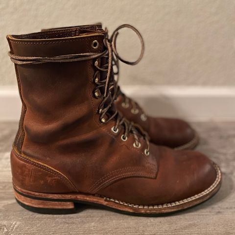 Nicks Officer in Horween Orange Predator