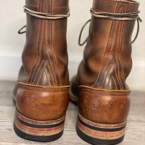 Nicks Officer in Horween Orange Predator