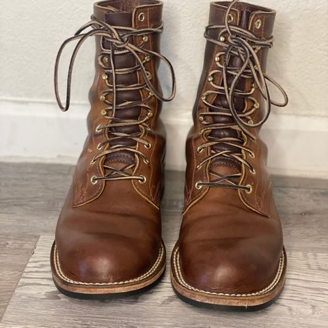 Nicks Officer in Horween Orange Predator
