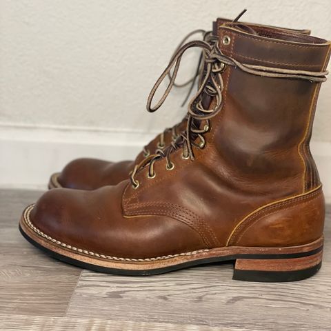 Nicks Officer in Horween Orange Predator