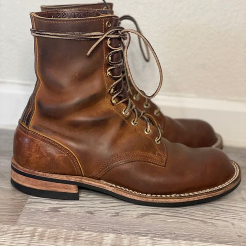 Nicks Officer in Horween Orange Predator