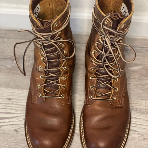 Nicks Officer in Horween Orange Predator