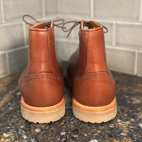 View photo of Rancourt & Co. Shortwing Boot in Walnut Latigo