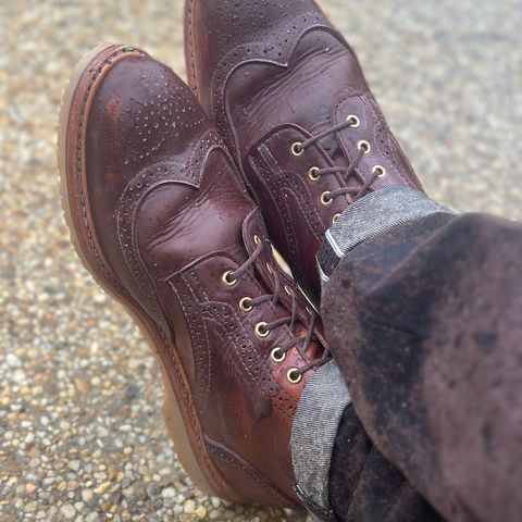 Rancourt & Co. Shortwing Boot in Walnut Latigo