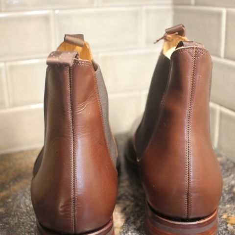Meermin Chelsea Boot in Du Puy Brown Box Calf