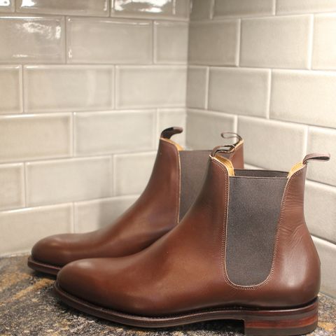 Meermin Chelsea Boot in Du Puy Brown Box Calf