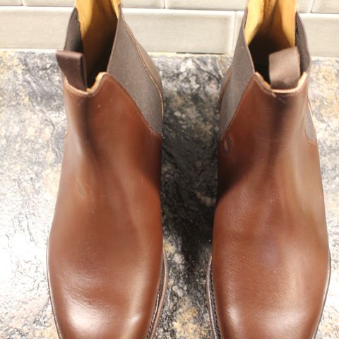 Meermin Chelsea Boot in Du Puy Brown Box Calf