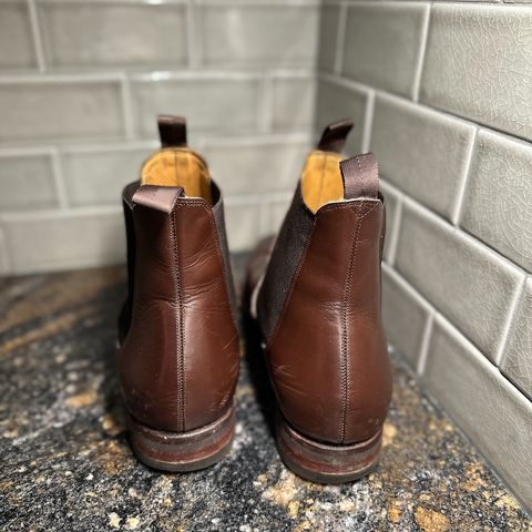 Meermin Chelsea Boot in Du Puy Brown Box Calf