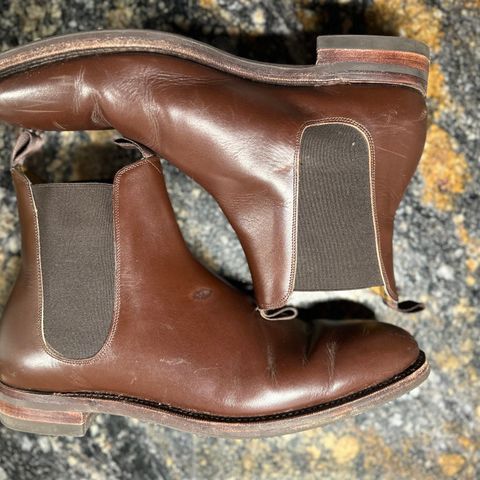 Meermin Chelsea Boot in Du Puy Brown Box Calf