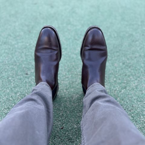 Meermin Chelsea Boot in Du Puy Brown Box Calf