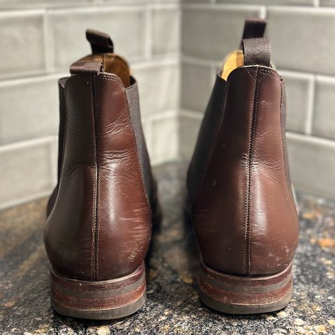 Meermin Chelsea Boot in Du Puy Brown Box Calf