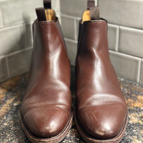 Meermin Chelsea Boot in Du Puy Brown Box Calf