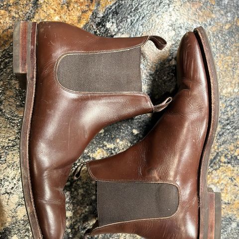 Meermin Chelsea Boot in Du Puy Brown Box Calf