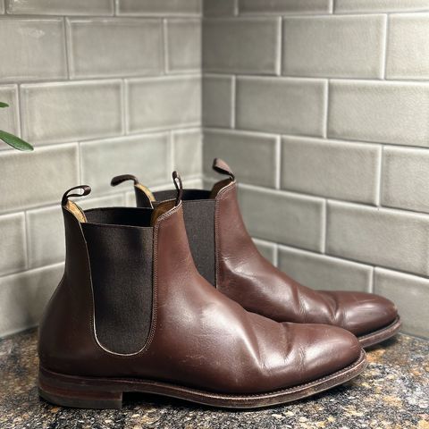 Meermin Chelsea Boot in Du Puy Brown Box Calf