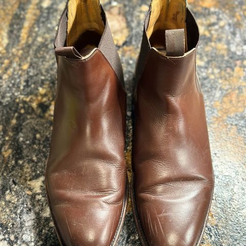 Meermin Chelsea Boot in Du Puy Brown Box Calf
