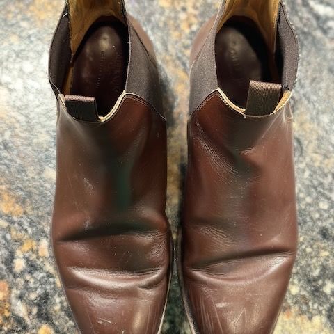 Meermin Chelsea Boot in Du Puy Brown Box Calf