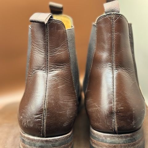 Meermin Chelsea Boot in Du Puy Brown Box Calf