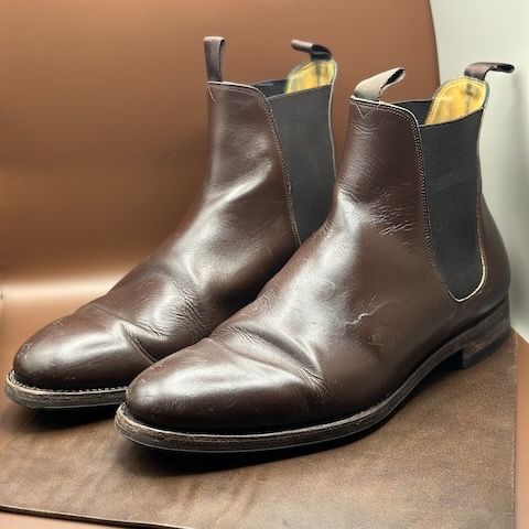 Meermin Chelsea Boot in Du Puy Brown Box Calf
