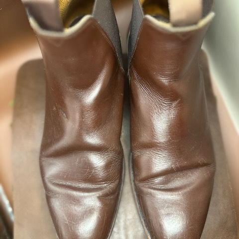 Meermin Chelsea Boot in Du Puy Brown Box Calf