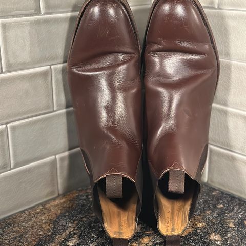 Meermin Chelsea Boot in Du Puy Brown Box Calf