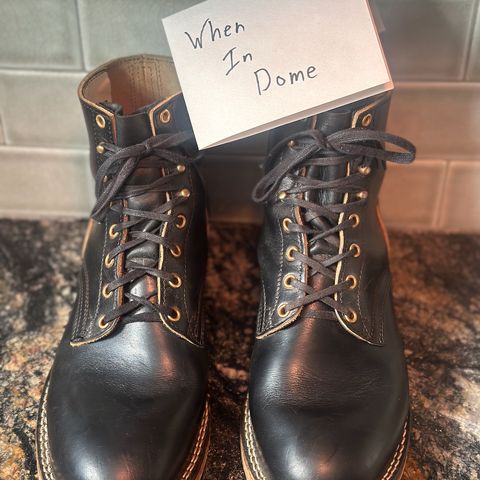 Nicks Free Range in Horween Black Teacore Chromexcel
