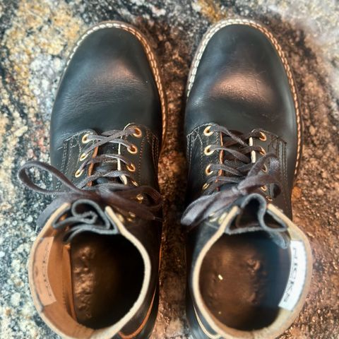 Nicks Free Range in Horween Black Teacore Chromexcel
