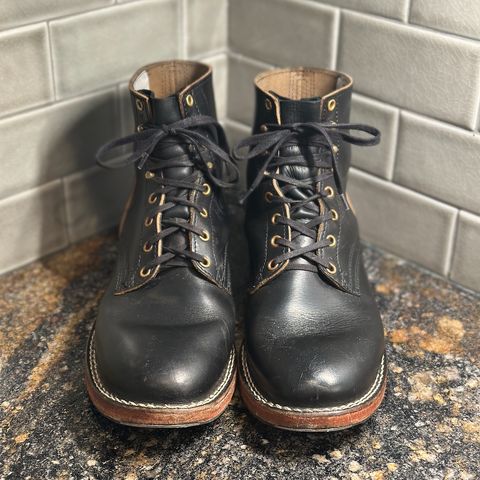 Nicks Free Range in Horween Black Teacore Chromexcel