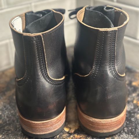 Nicks Free Range in Horween Black Teacore Chromexcel
