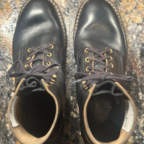 Nicks Free Range in Horween Black Teacore Chromexcel