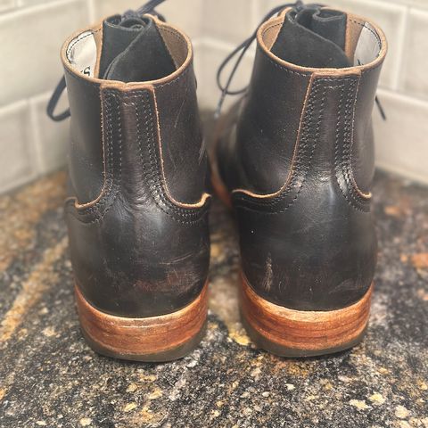 Nicks Free Range in Horween Black Teacore Chromexcel