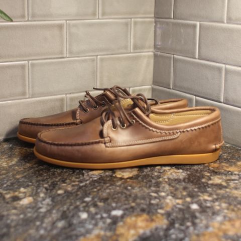 Quoddy Blucher in Horween Natural Chromexcel